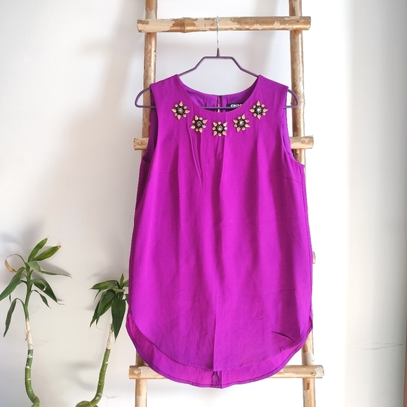 DKNY Original Embellished Top - Picture 4 of 16